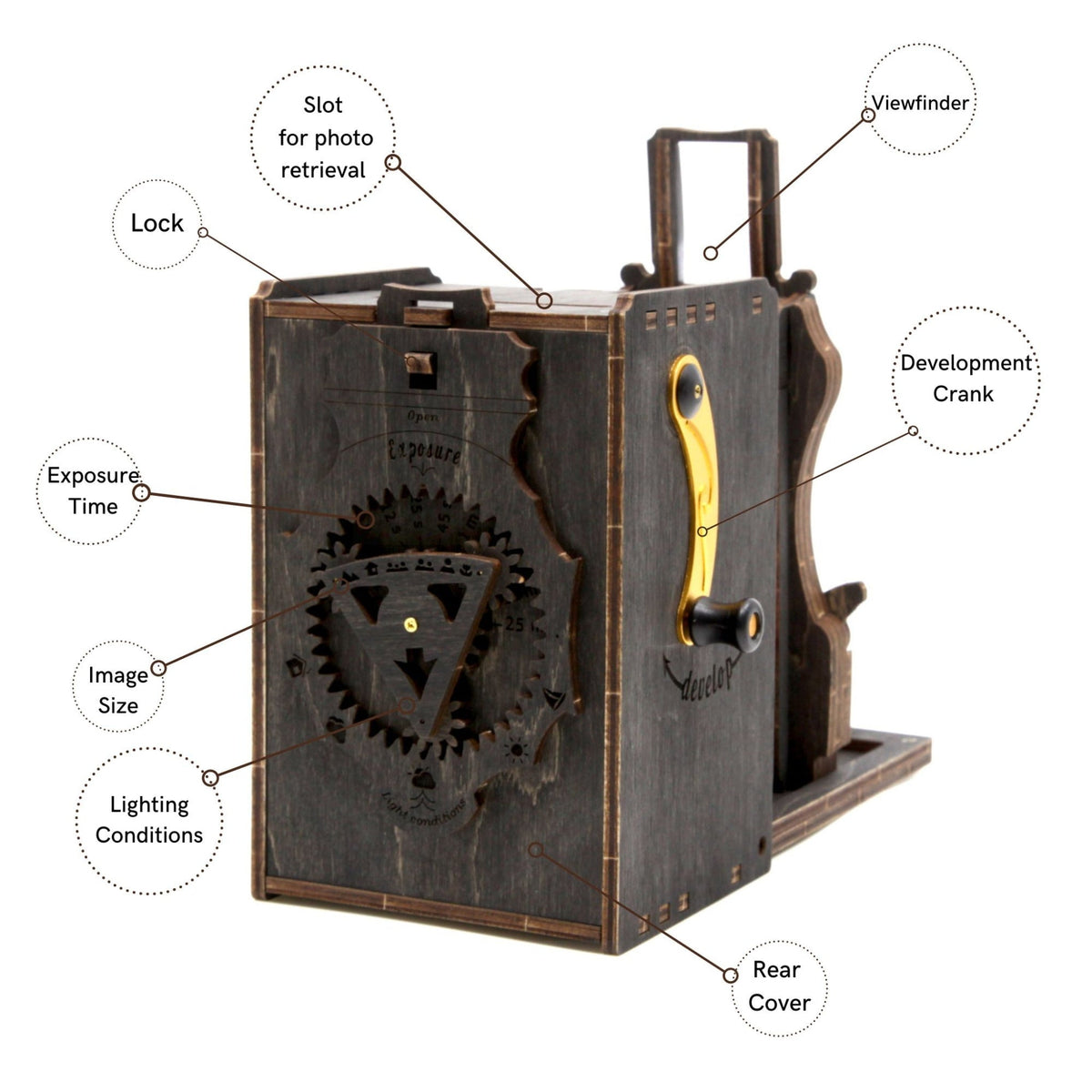 Pre - assembled Pinhole Instant Mini Film Camera - Jollylook