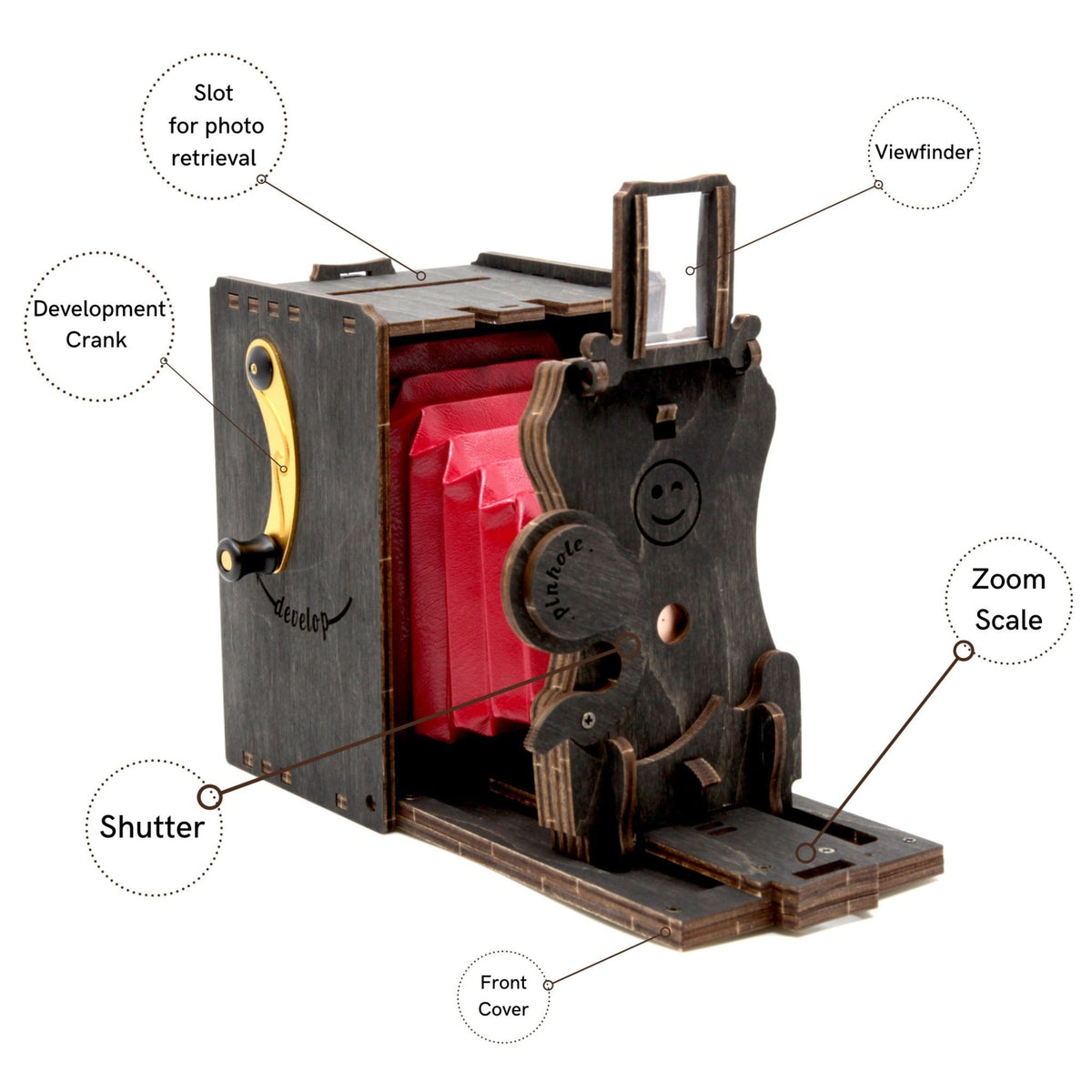 Pre - assembled Pinhole Instant Mini Film Camera - Jollylook