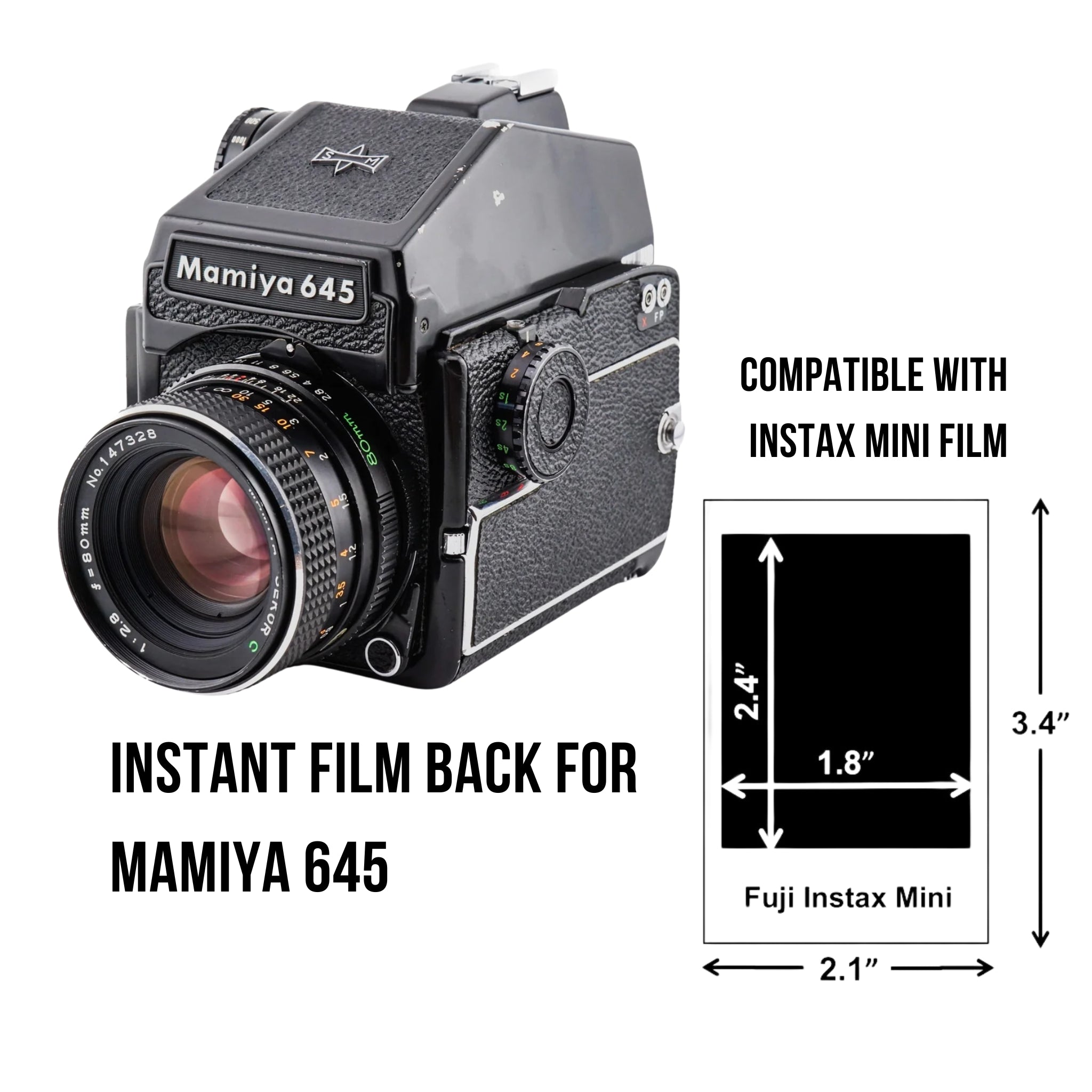 645 Polaroid Film Mamiya 645 Instax Back Mamiya 645 Pro Polaroid