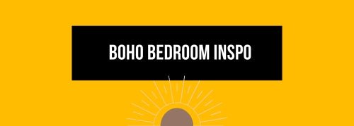 Boho Bedroom Inspo - Jollylook