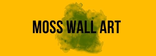 Moss Wall Art - Jollylook