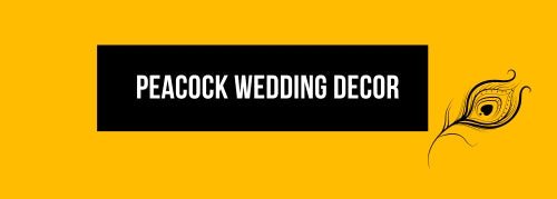 Peacock Wedding Decor - Jollylook