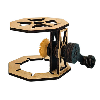 The Kinetic Lighthouse: A Mechanical Model with Real Light