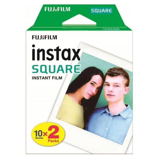 A packs of 10 Fujifilm's Instax SQUARE instant film with vibrant color film