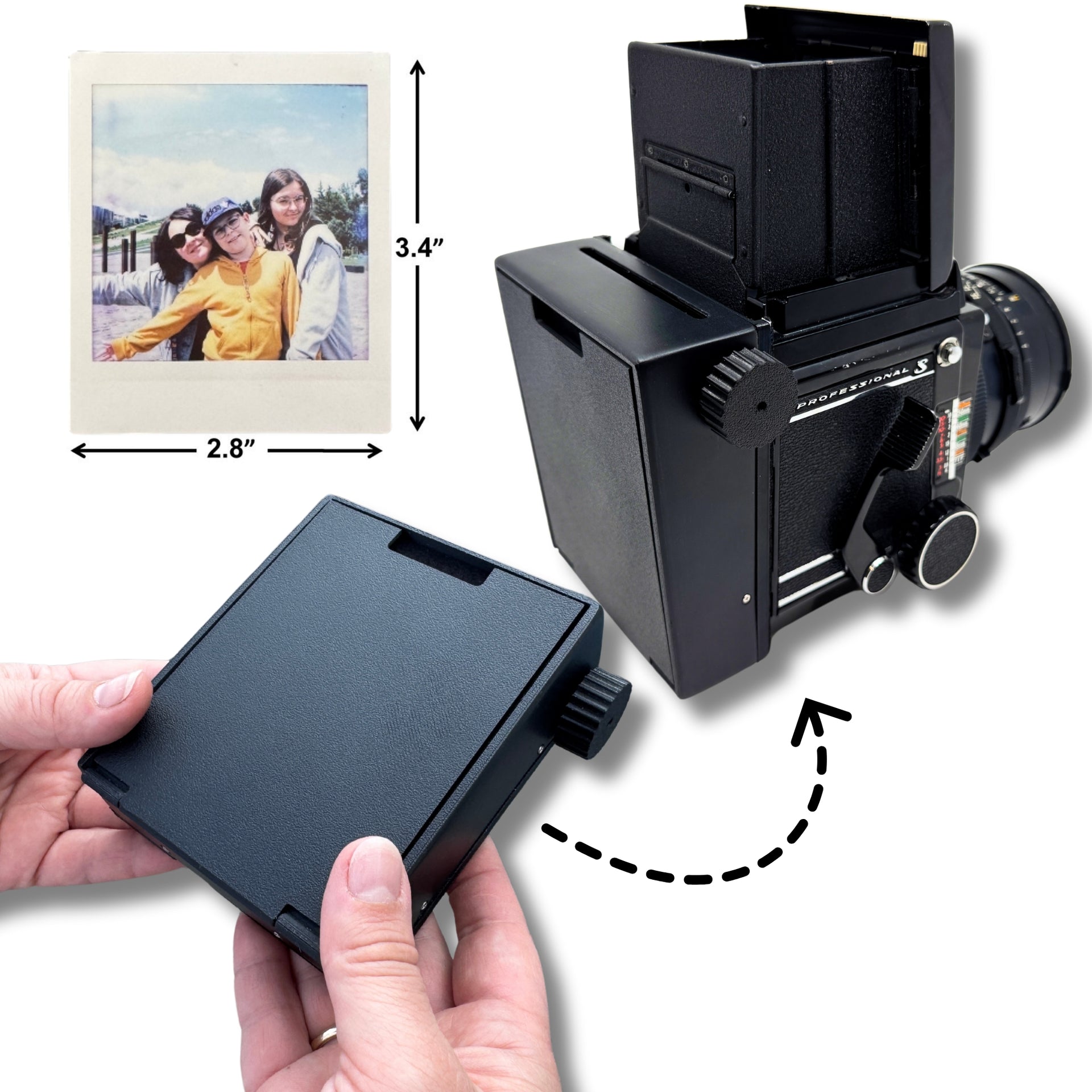 Fujifilm Instax Square Mamiya Rb67 Polaroid Back Film Type ROLLEI