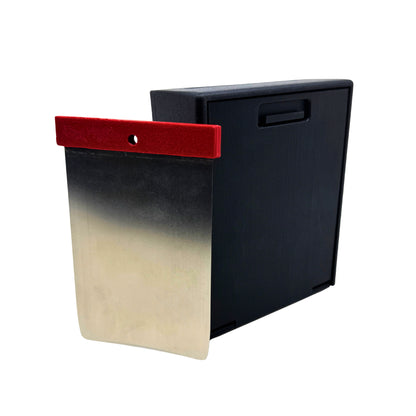 Jollylook Instant Back mounted on a Mamiya RB67 with Instax Square film loaded