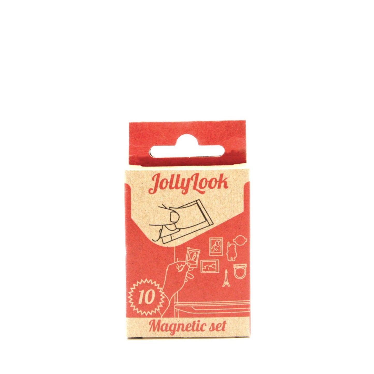 Set of 10 Jollylook Mini Magnet Tape for instant photos.