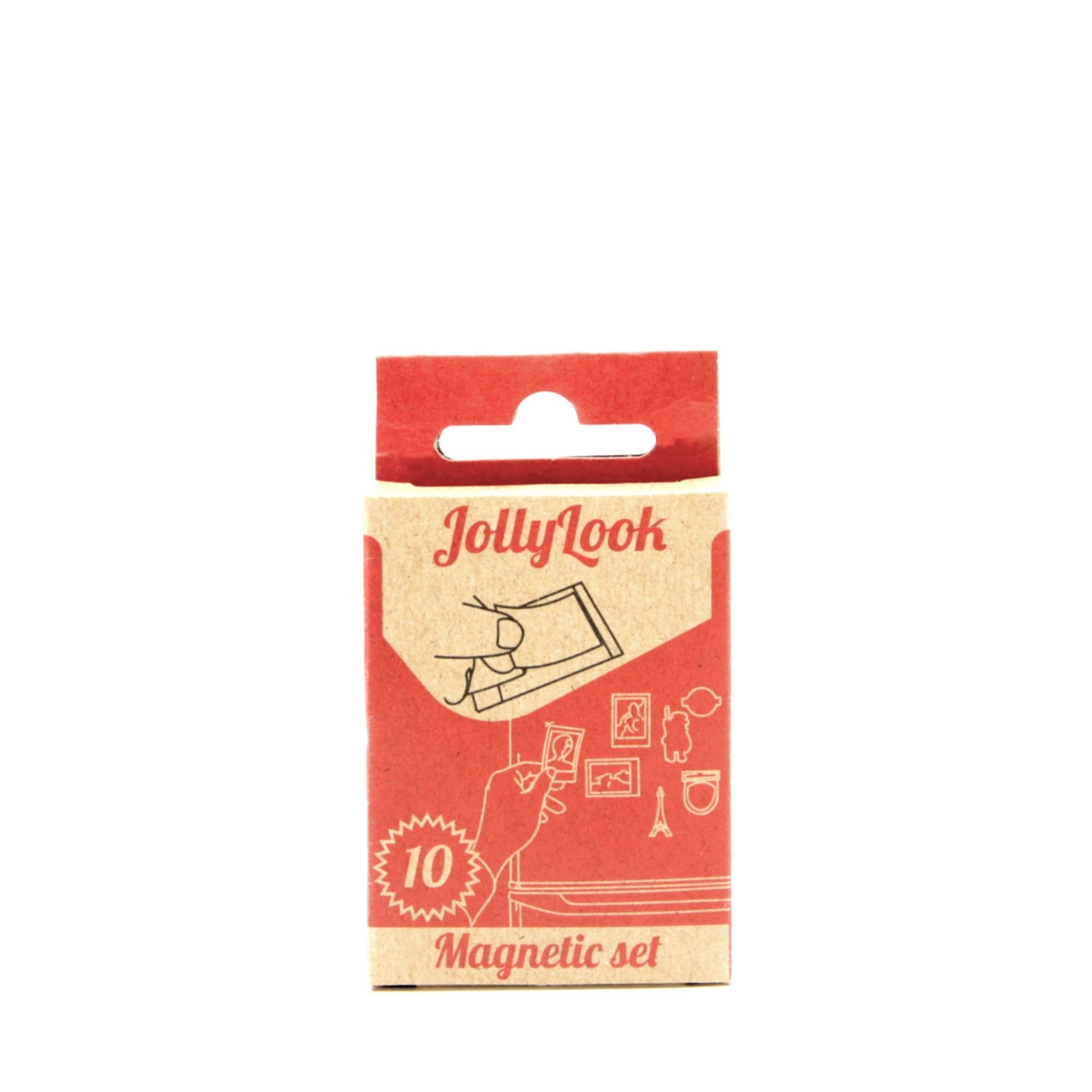 Set of 10 Jollylook Mini Magnet Tape for instant photos.