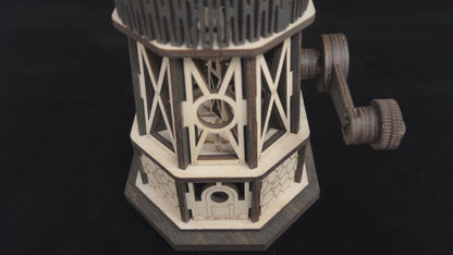 The Kinetic Lighthouse: A Mechanical Model with Real Light | Pre-order: Shipping Sep 2026
