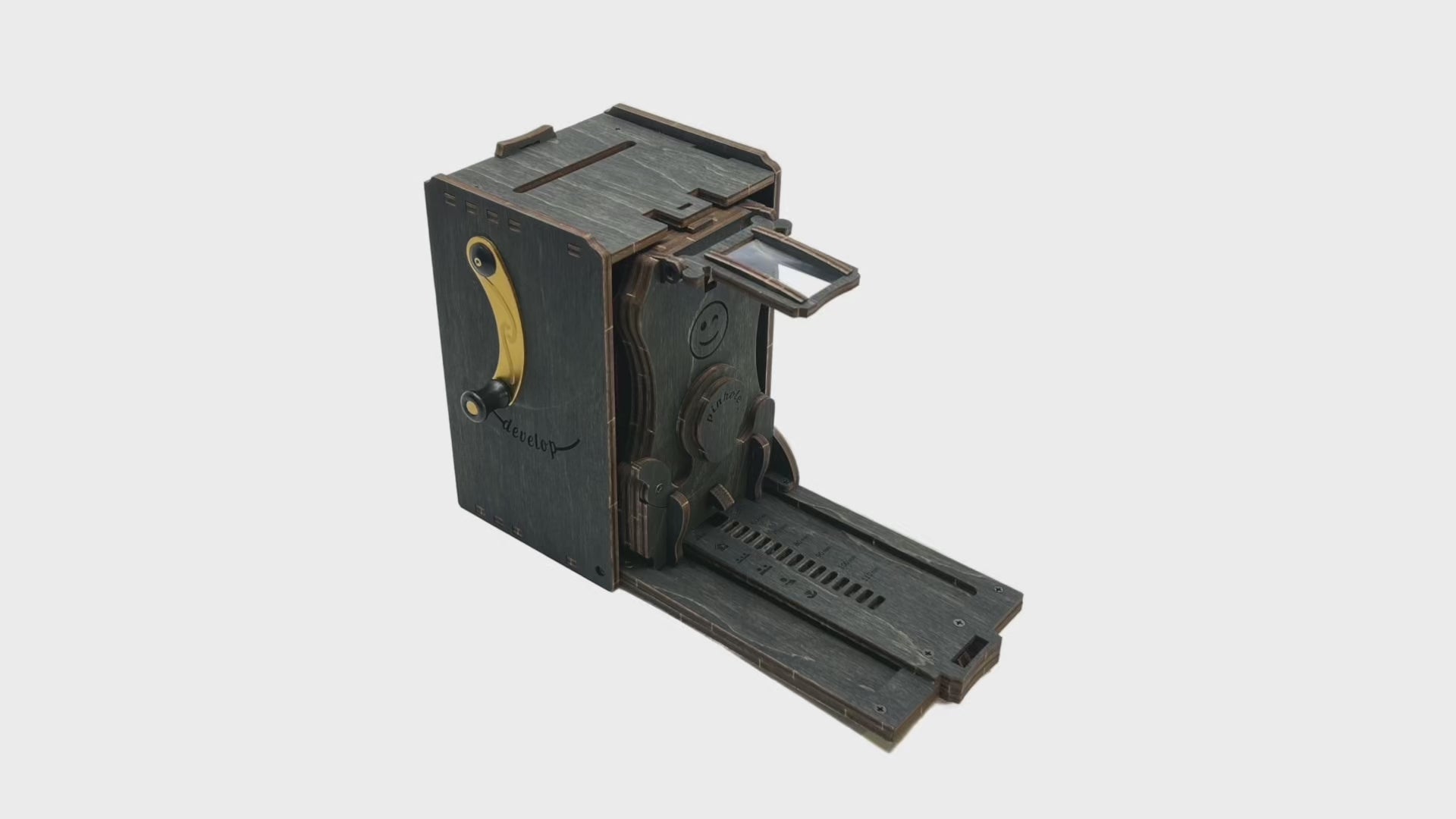 ピンホールミニインスタントフィルムカメラDIYキット自己組み立て用